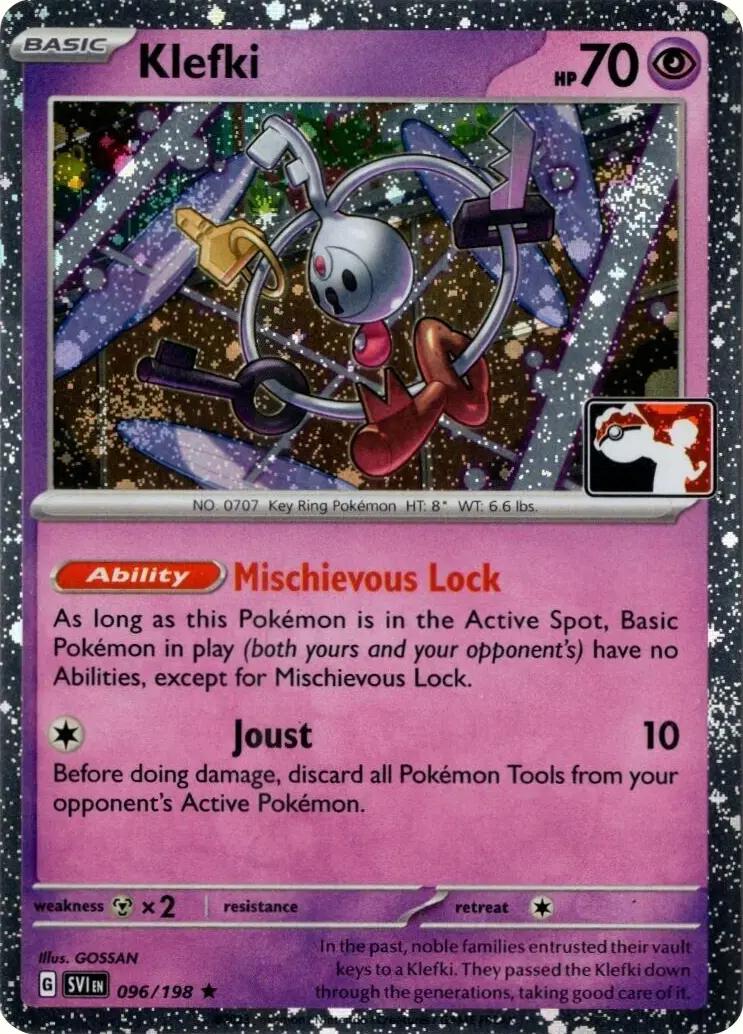 Scarlet & Violet Klefki [Prize-Pack-Cosmos-Holo] Pokémon card
